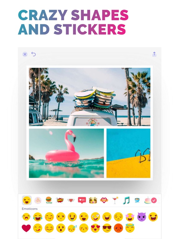 Photo Collage Maker PicJointer iPad screenshot 6 - Photo & Video app