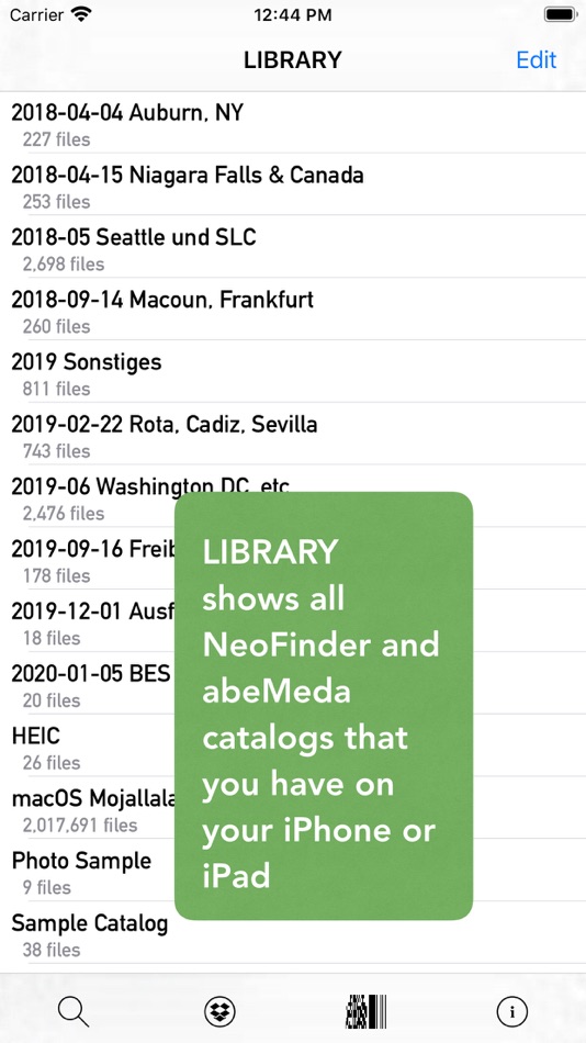 #1. NeoFinder (iOS) Göre: Norbert Doerner