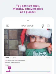 baby widget : baby tracker айпад изображения 1