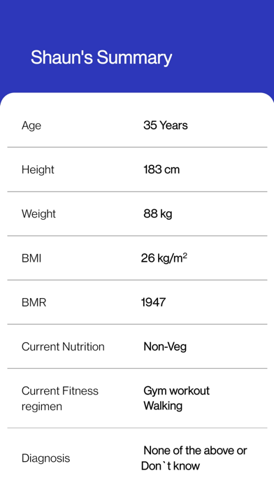 Lillia - Metabolic Health Screenshot