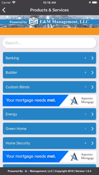 E&M Parade of Homes Screenshot