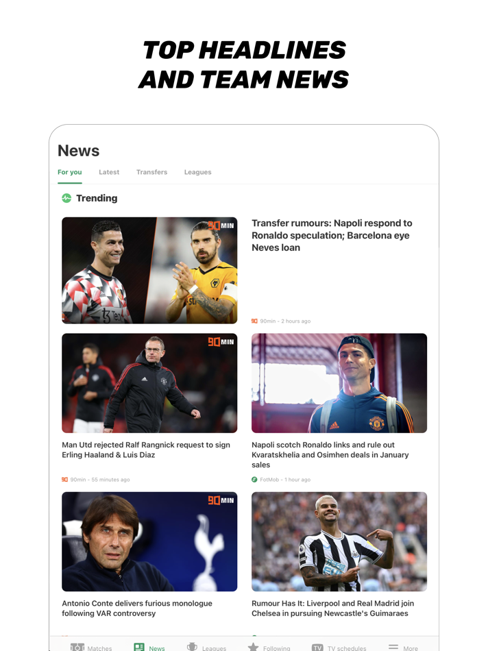 #4. FotMob - Soccer Live Scores (iOS) 来自: FotMob AS