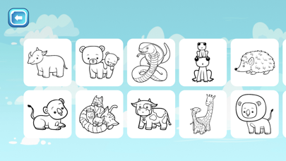 Kids coloring & book app Screenshot