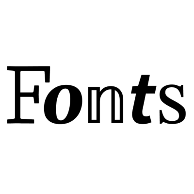 Fontes de letras・Teclado・Tipos