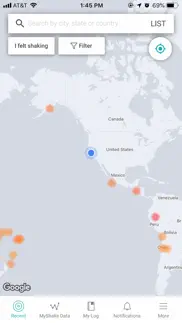 myshake earthquake alerts iphone resimleri 1