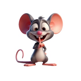 Quiet as a Mouse Stickers