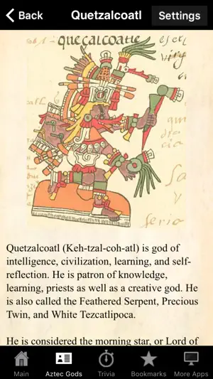 Aztec Gods Pocket Reference screenshot 2
