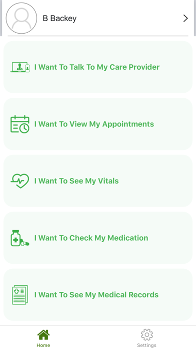 Persivia Patient Care Screenshot