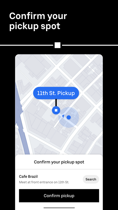 Uber - Request a ride Screenshot