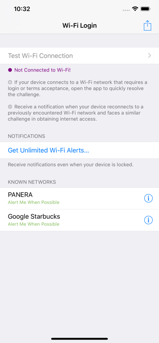 Wi-Fi Login Screenshot 2 of 2