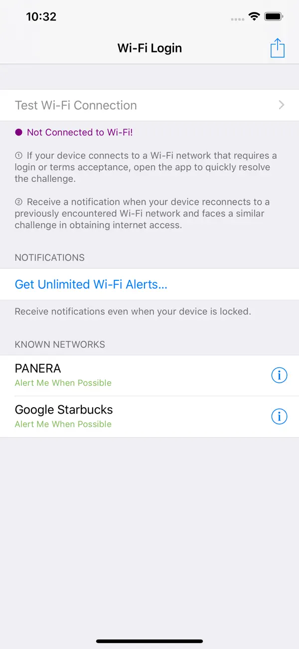 Screenshot #2 pour Wi-Fi Login