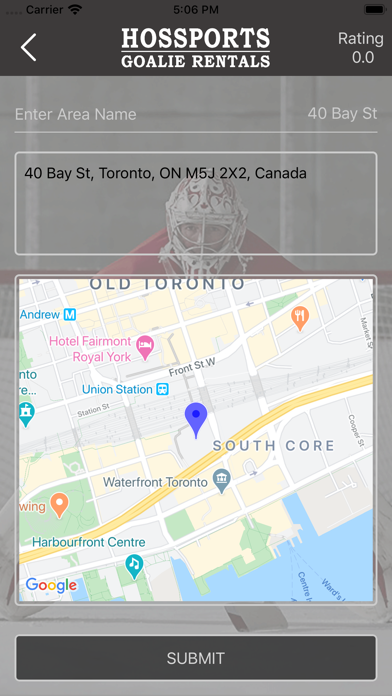 Hossports Hockey Rent A Goalie Screenshot
