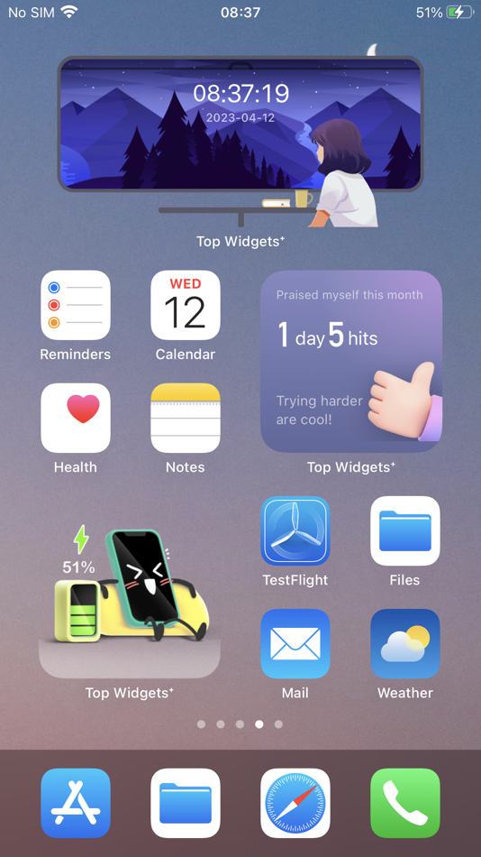 #3. Top Widgets⁺ Icons & Themes (iOS) โดย: Chengdu Tiange Technology Co., Ltd