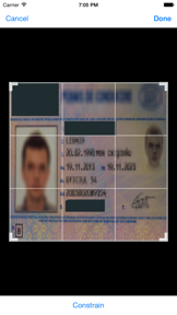 Redacted - hide sensitive part screenshot