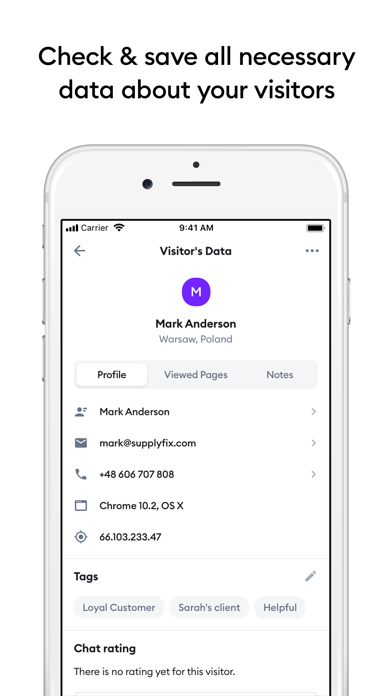 Tidio iPhone screenshot 5 - Business app