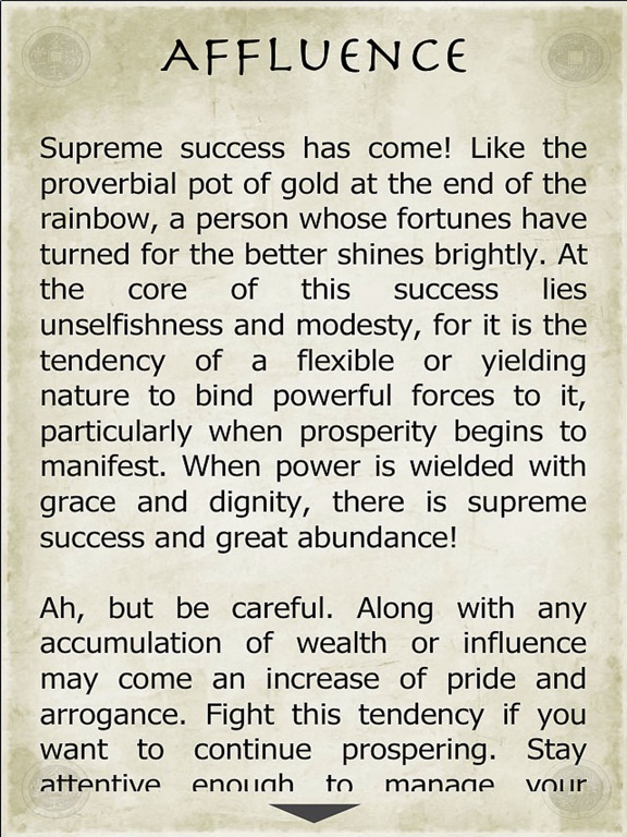 Screenshot #6 pour Visionary I Ching Oracle