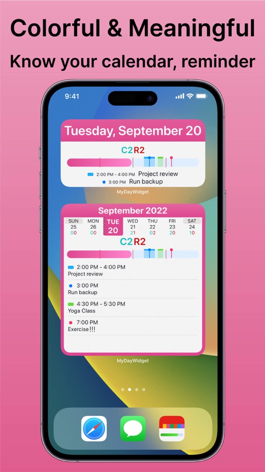 #7. MyDayWidget - Calendar Widgets (macOS) 由: Boonyawat Laongthong