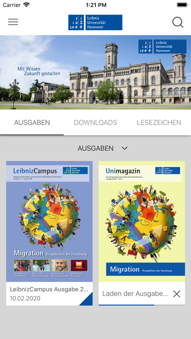 Screenshot #1 pour Leibniz Uni Hannover