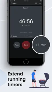 timer+ · multiple timers iphone screenshot 2
