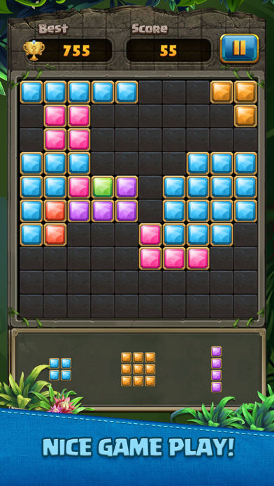 Screenshot #2 pour Block Puzzle:Jewels of Mayan