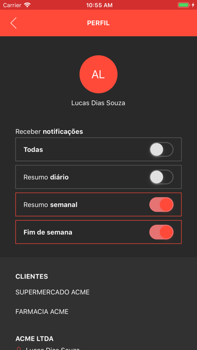 Negócios RPC iPhone screenshot