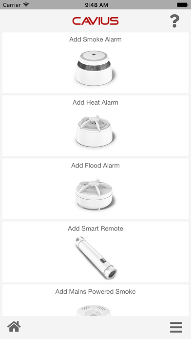 Cavius Alarm Screenshot