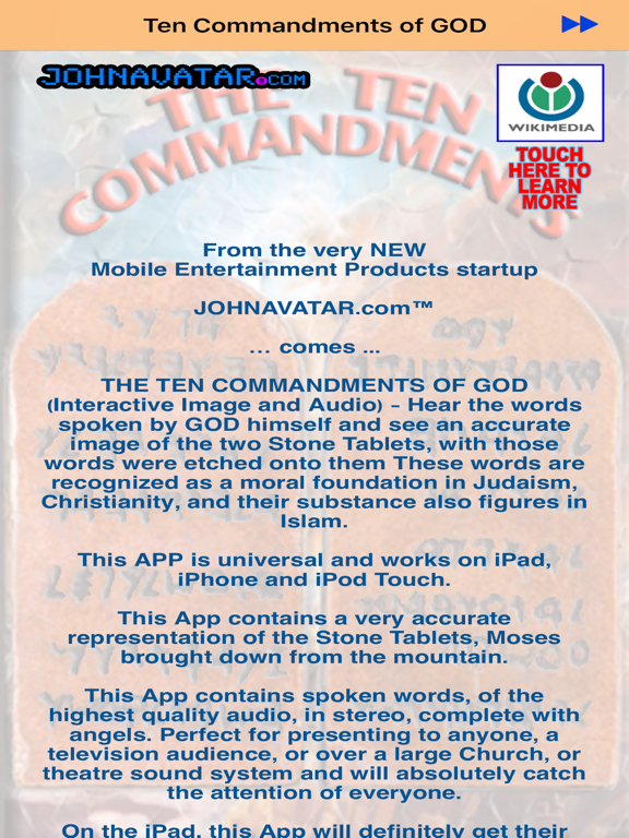 Screenshot #5 pour THE TEN COMMANDMENTS OF GOD.