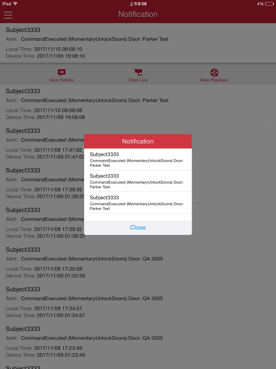 iPad screenshot