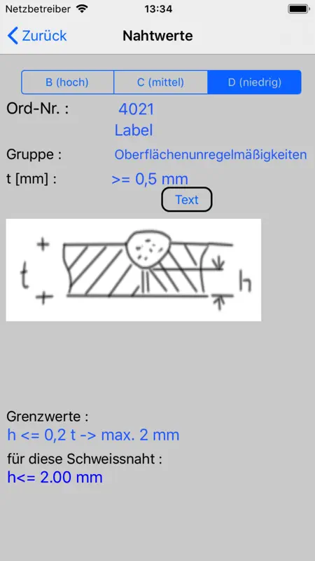 calcISO5817 screenshot 5 of 5