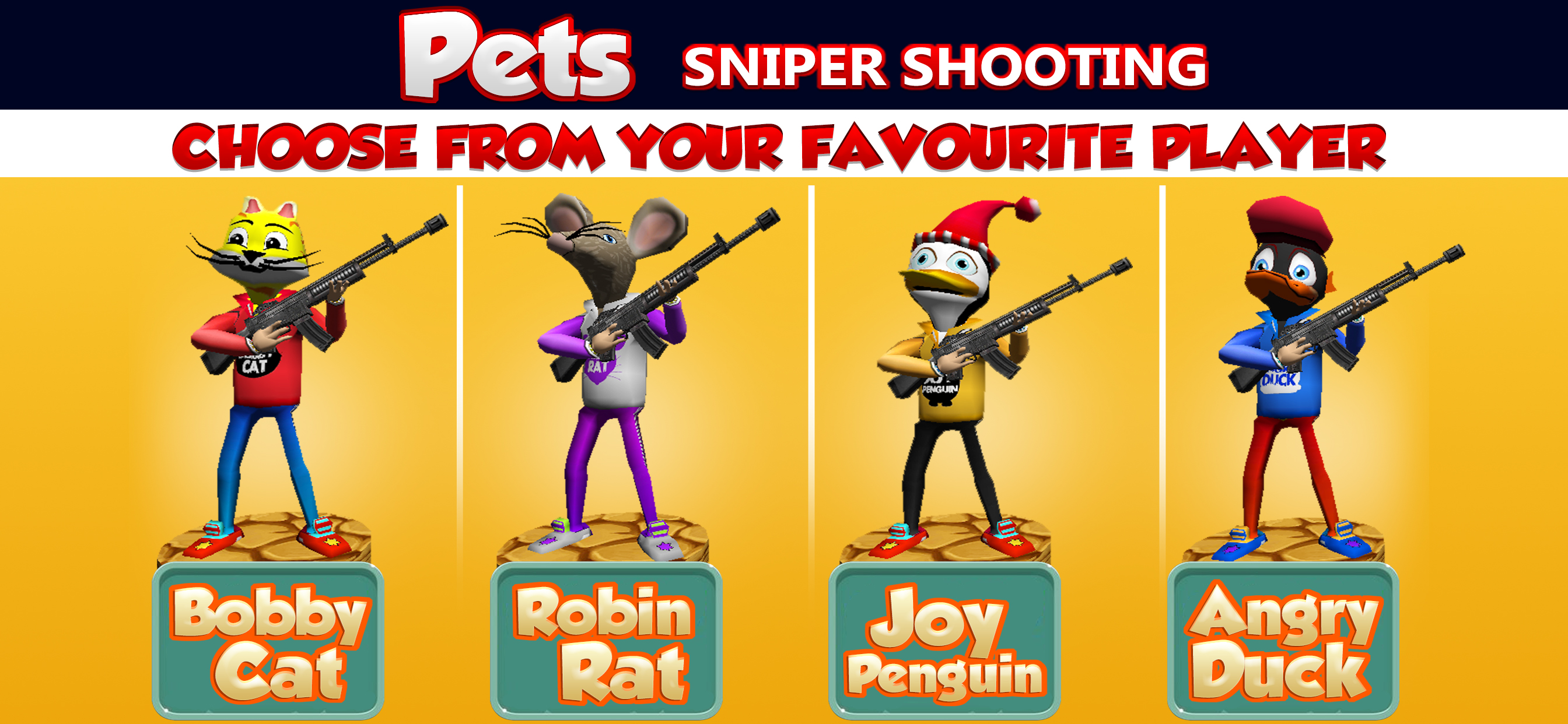 Pets Sniper Shooting kids Game screenshot 5
