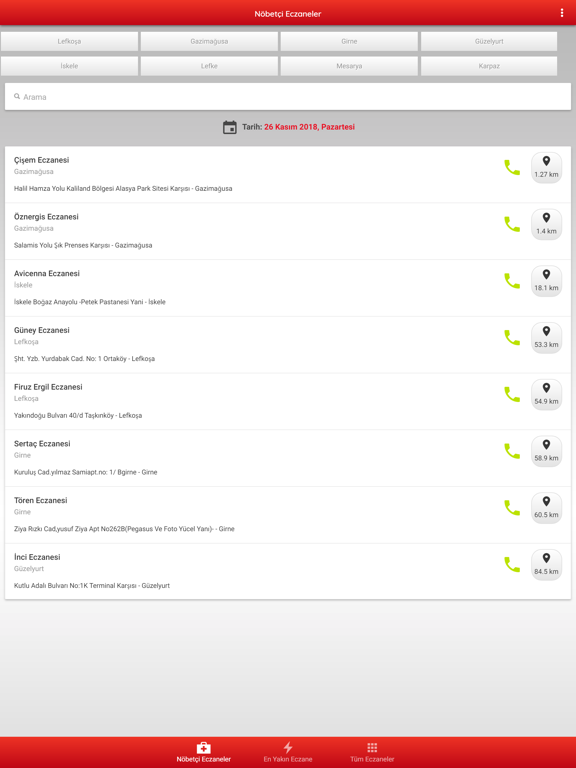 Screenshot #4 pour Kuzey Kıbrıs Eczaneleri