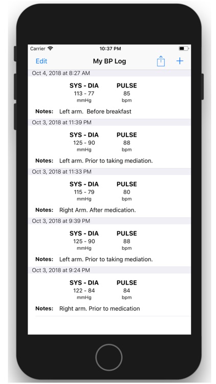 My Blood Pressure Journal