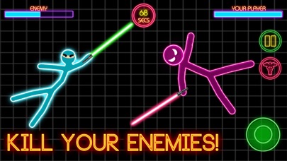 Stickman War Lightsaber Games Screenshot