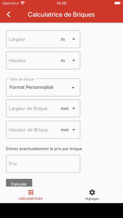 Screenshot #2 pour Calculatrice de Bloc Plus