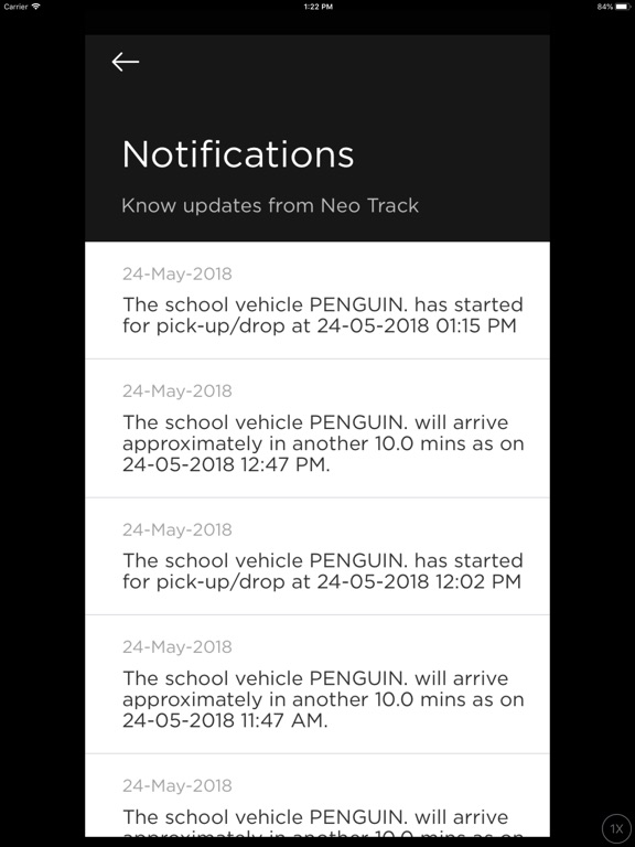 NeoTrack - School Bus Tracking iPad screenshot 5 - Navigation app
