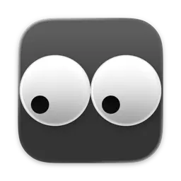 Eyeballs at Menu Bar app icon