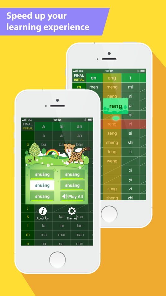 #5. Pinyin Chart - Learn Chinese (iOS) By: OnDemandWorld (HK)
