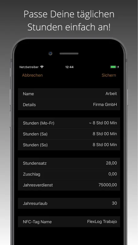 iboChron Arbeitszeiterfassung screenshot 9 of 9