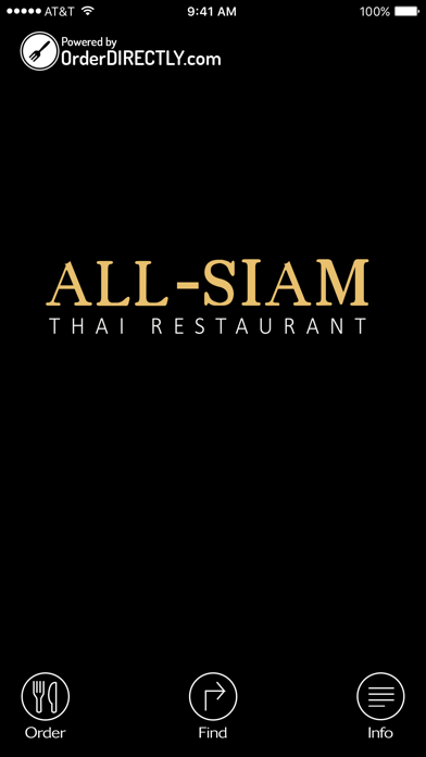 Screenshot #1 pour All Siam Thai Restaurant, Shef