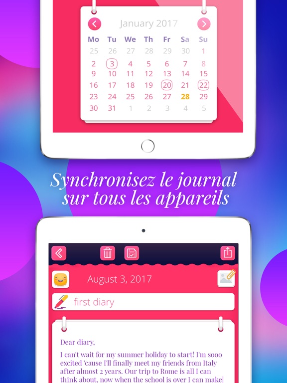 Screenshot #5 pour Journal Intime Secret Dossier