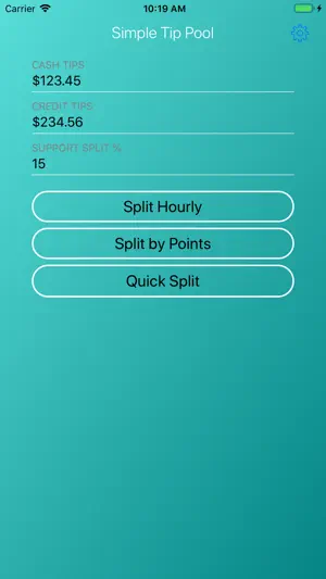 Simple Tip Pool screenshot 1