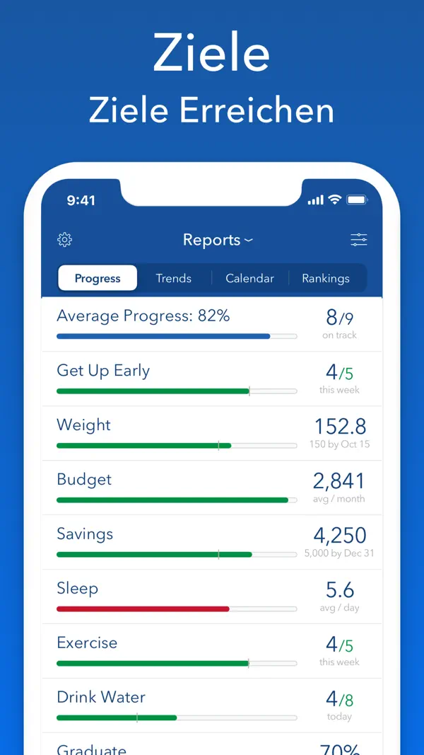 Strides: Ziele Erreichen Screenshot 1