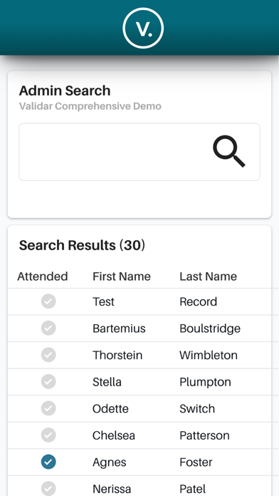 Screenshot #1 pour vCheckin