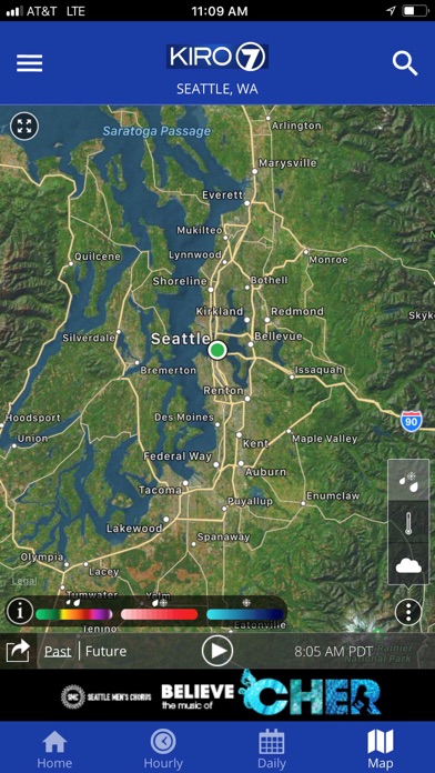 KIRO 7 PinPoint Weather Screenshot