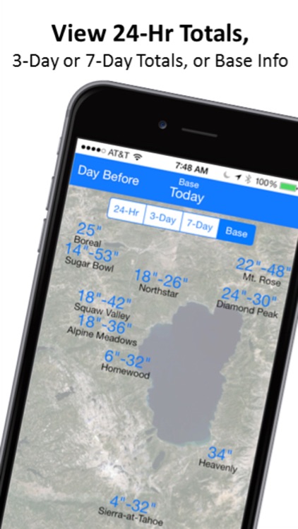 Tahoe Snow Map & Webcams