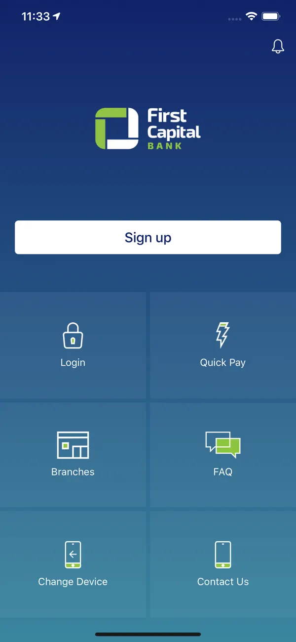 Screenshot #1 pour First Capital Bank App