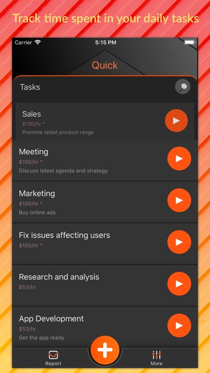 Time tracking offline - Quick