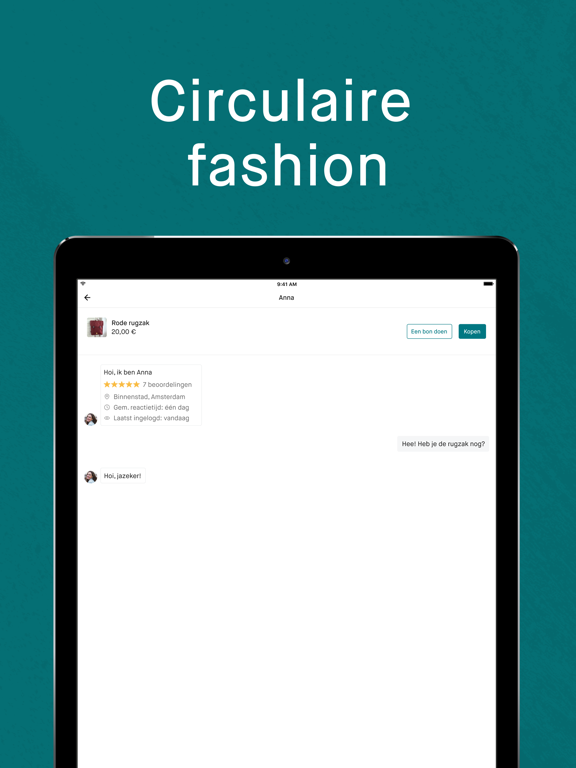 Vinted: tweedehandsplatform iPad app afbeelding 5