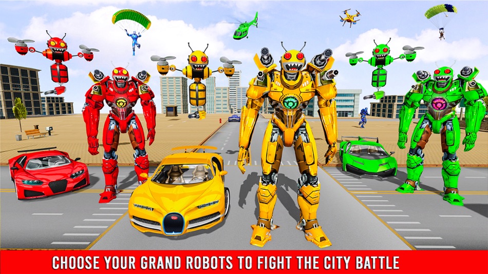 #3. Bee Robot Transform Game 3D (iOS) 来自: Omar Irshad