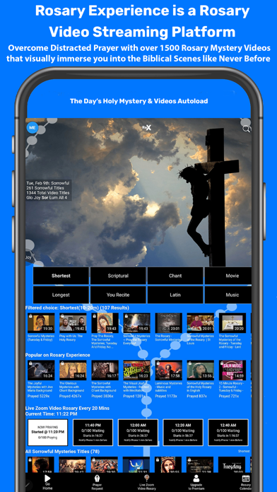 Screenshot #1 pour Rosary Experience: Video+Audio